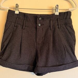 Free People "Check It Out" Houndstooth Shorts